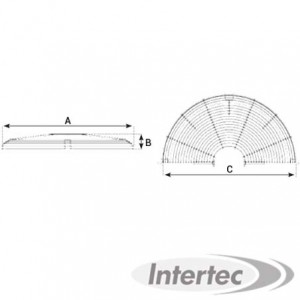 Grille de protection côté moteur pour ventilateur Exafan Pièces, accessoires ventilateurs