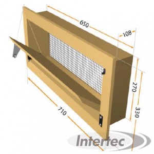 TRAPPE MURALE D'ENTREE D'AIR TPI 135VFR 135VFR