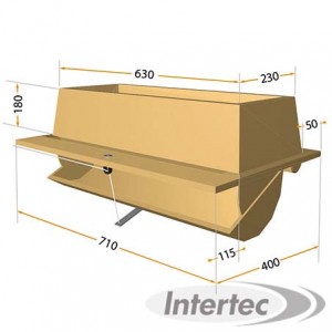 TRAPPE D'ENTREE D'AIR DE PLAFOND TPI 120-P 120-P-2