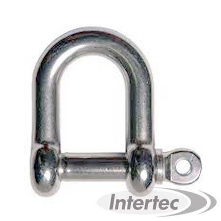 MANILLE DROITE AVEC AXE À VISSER, INOX 306 ITEMD4 MANILLE DROITE AVEC AXE À VISSER, INOX 306 ITEMD4