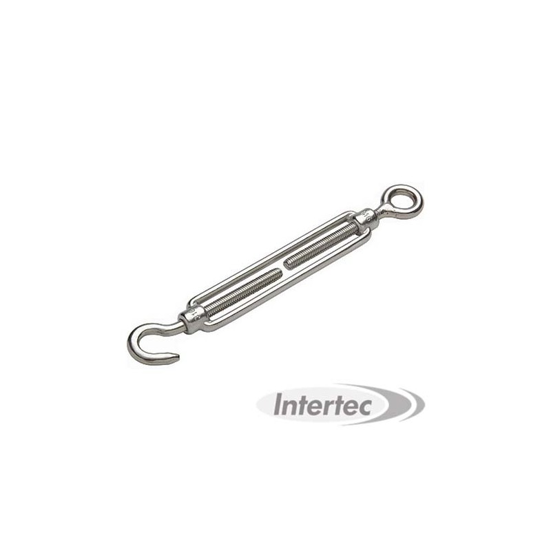 TENDEUR 1 OEIL FERMÉ + CROCHET OUVERT, INOX 306 ITET1O1C5