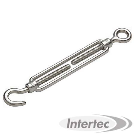 TENDEUR 1 OEIL FERMÉ + CROCHET OUVERT, INOX 306 ITET1O1C5