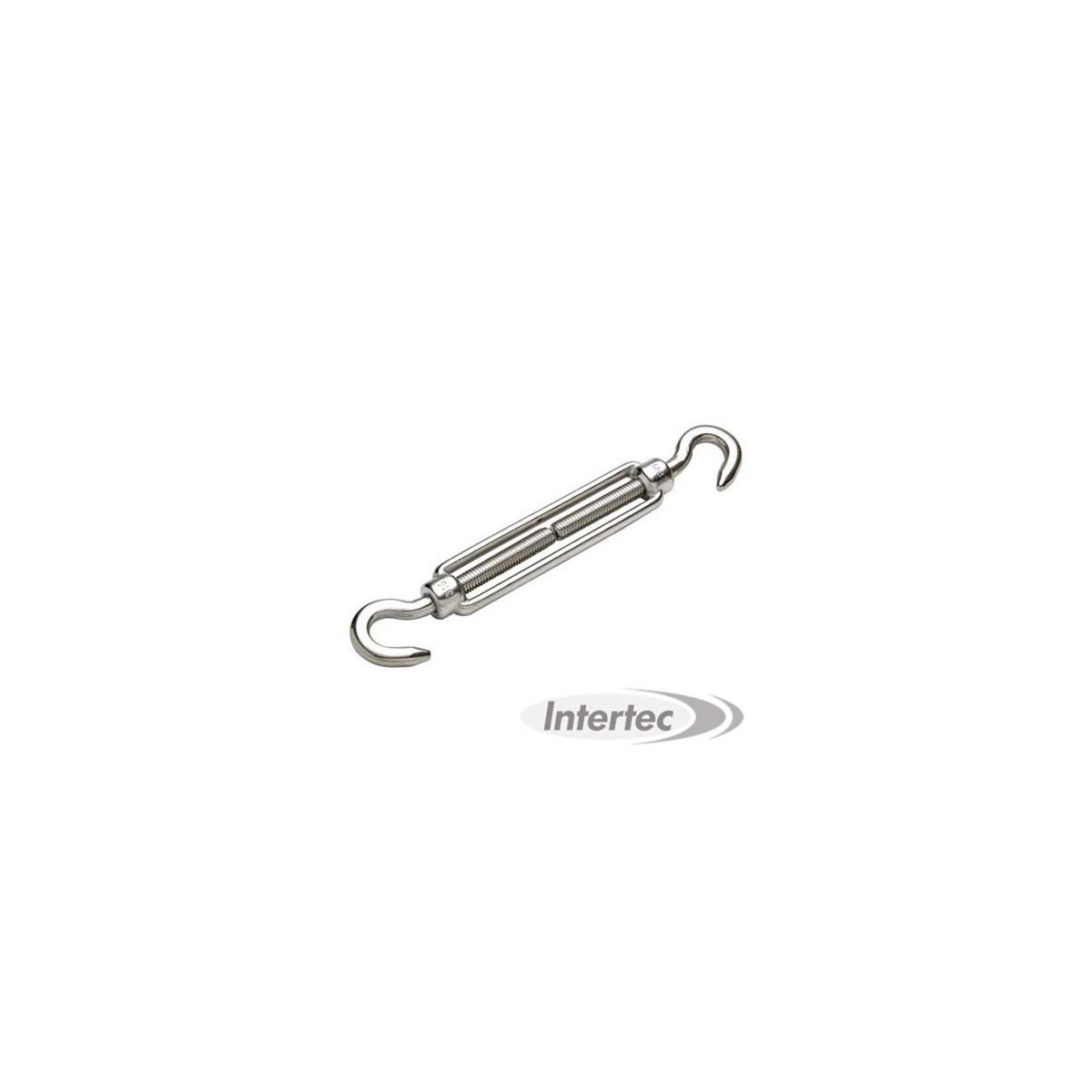 TENDEUR 2 CROCHETS OUVERTS, INOX 306 ITET2CO5