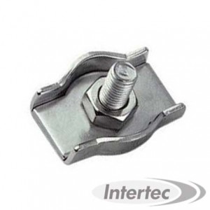 SERRE-CÂBLE PLAT SIMPLE, INOX 316 ITESCPS2
