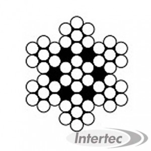 CABLE SOUPLE 7X7 EN ACIER INOX 316 ITECS1.5