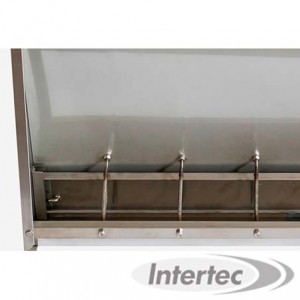 NOURRISSEUR DOUBLE ACIER INOX PORC POST-SEVRAGE Augettes, nourrisseurs, distributeurs ELEVAGE