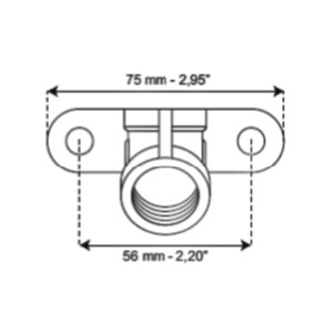 SUPPORTS MURAUX INOX POUR SUCETTES ET MOUILLEURS EQUIPEMENTS ELEVAGE